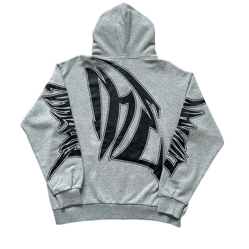 Mixed Emotion "Grey Faded" Zip-Up Hoodie