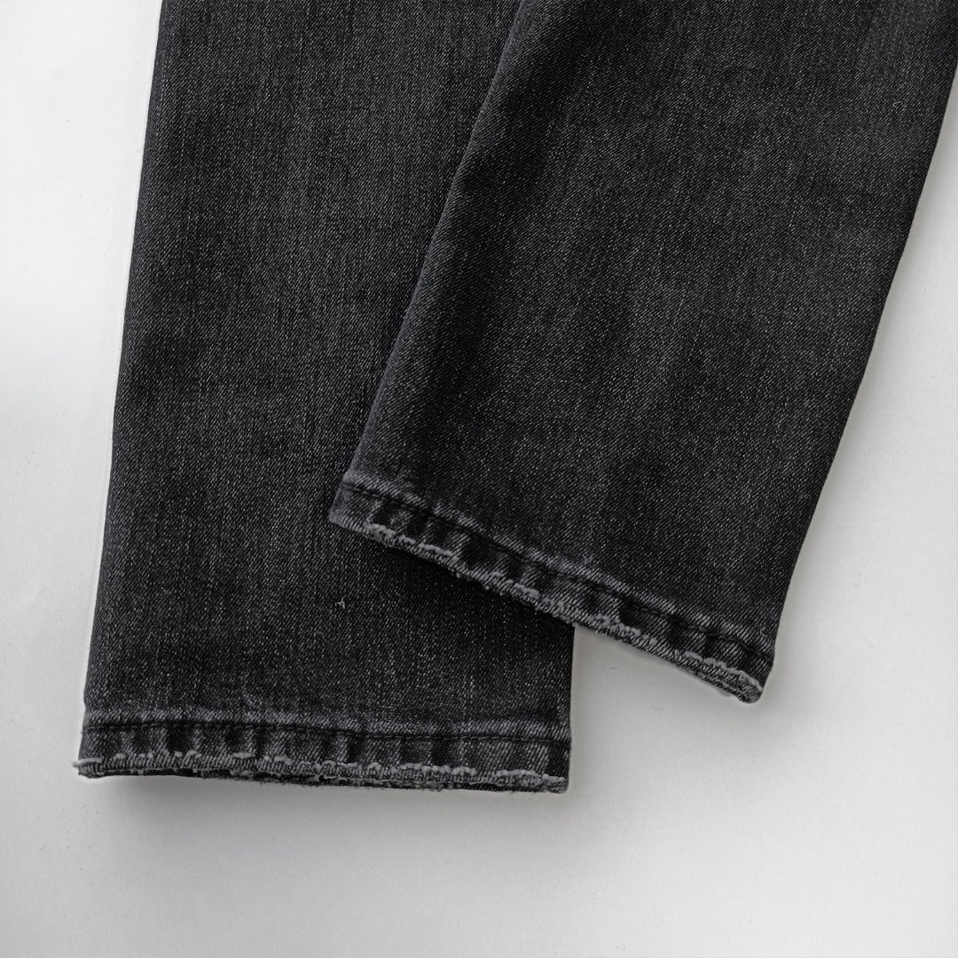 Ksubi Chitch Slim Men's Ripped Washed Black Jeans