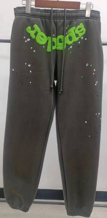 Sp5der Wait Web Sweatpant Grey Pink