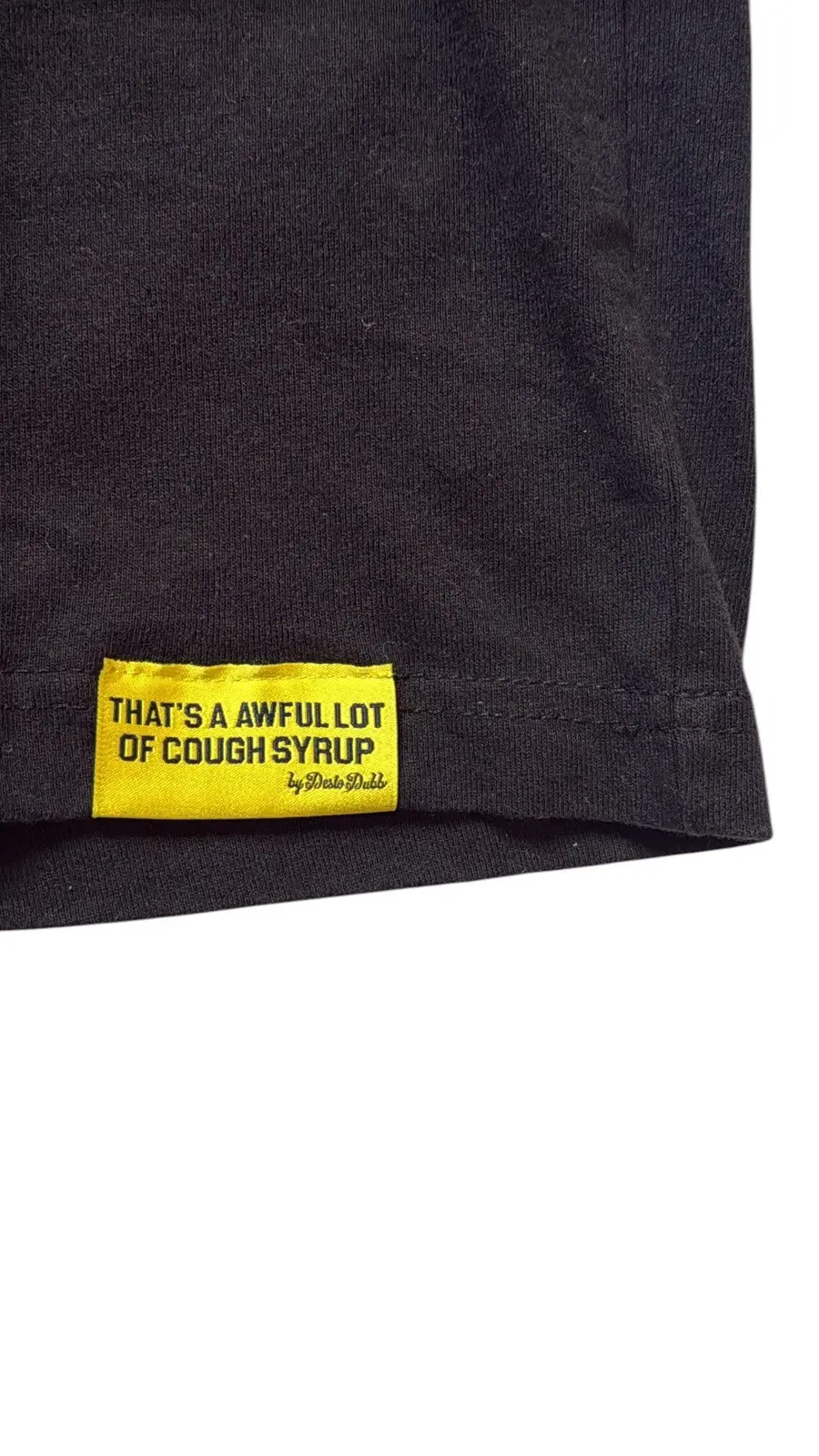 That's A Awful Lot of Cough Syrup “LRG" T-shirt(Black)