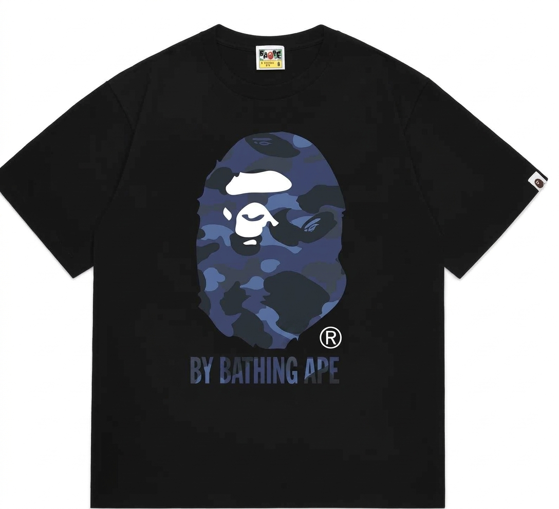 BAPE Color Camo By Bathing Ape Tee Black/Blue
