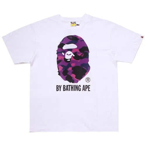 A Bathing Ape BAPE Big Ape Head Tee Purple Camo