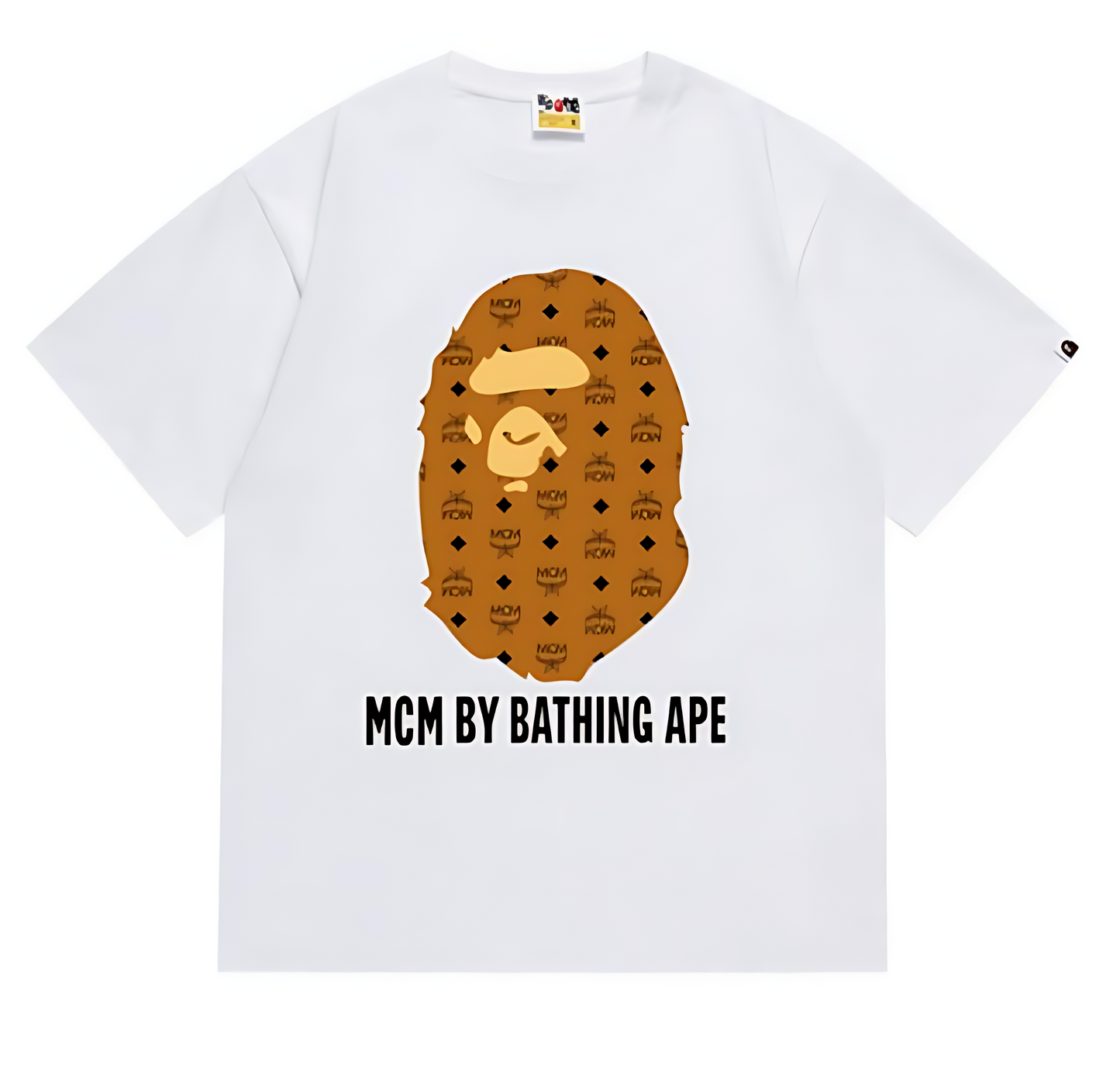 BAPE x MCM By Bathing Ape Tee White