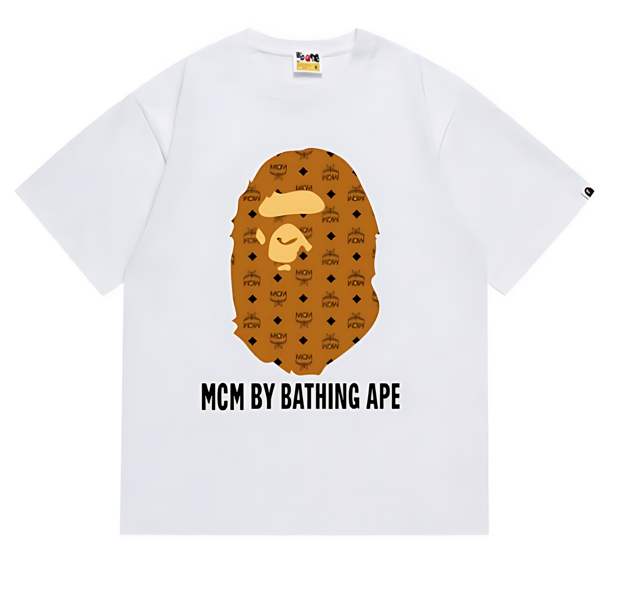 BAPE x MCM By Bathing Ape Tee White