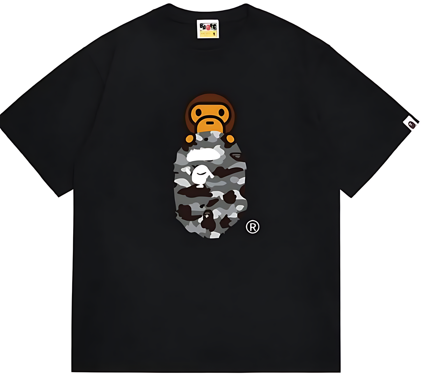 A Bathing Ape City Camo Milo On Ape Head Tee