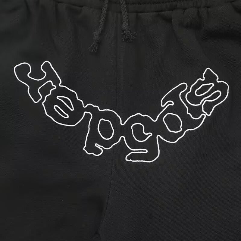 Sp5der Worldwide OG Logo Sweat Shorts Black