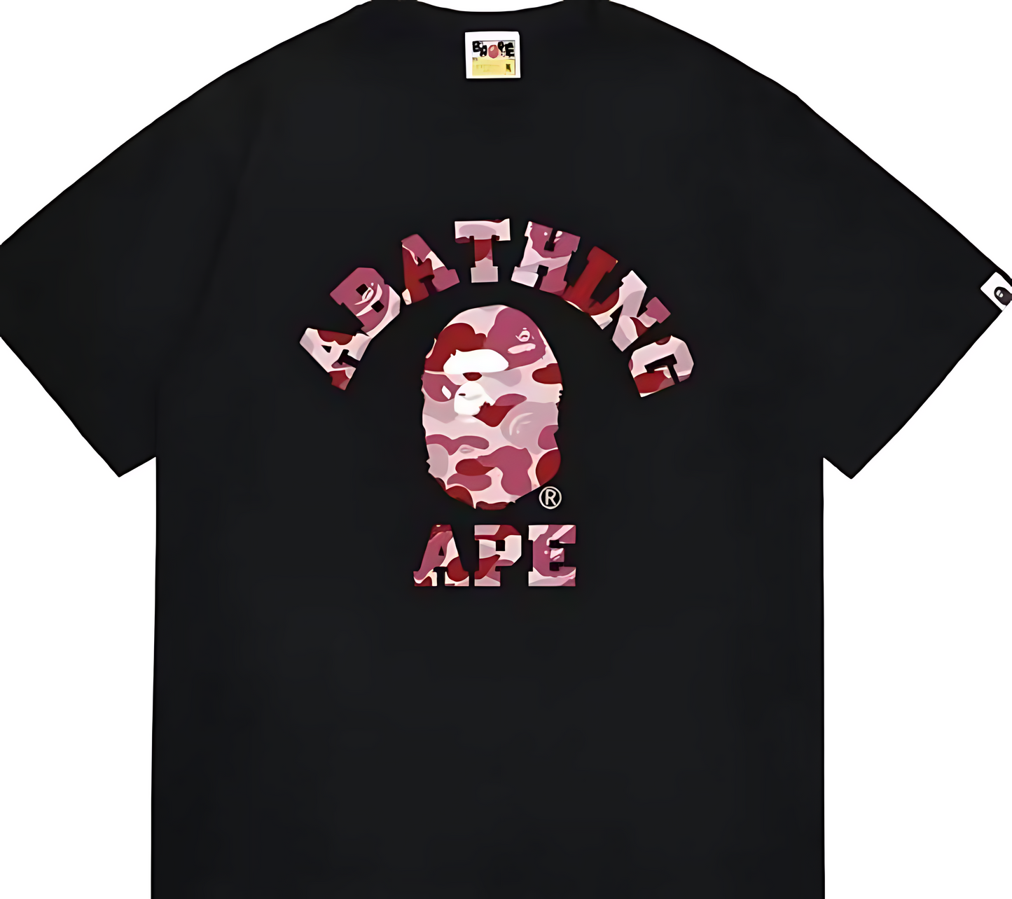 BAPE ABC CAMO COLLEGE TEE