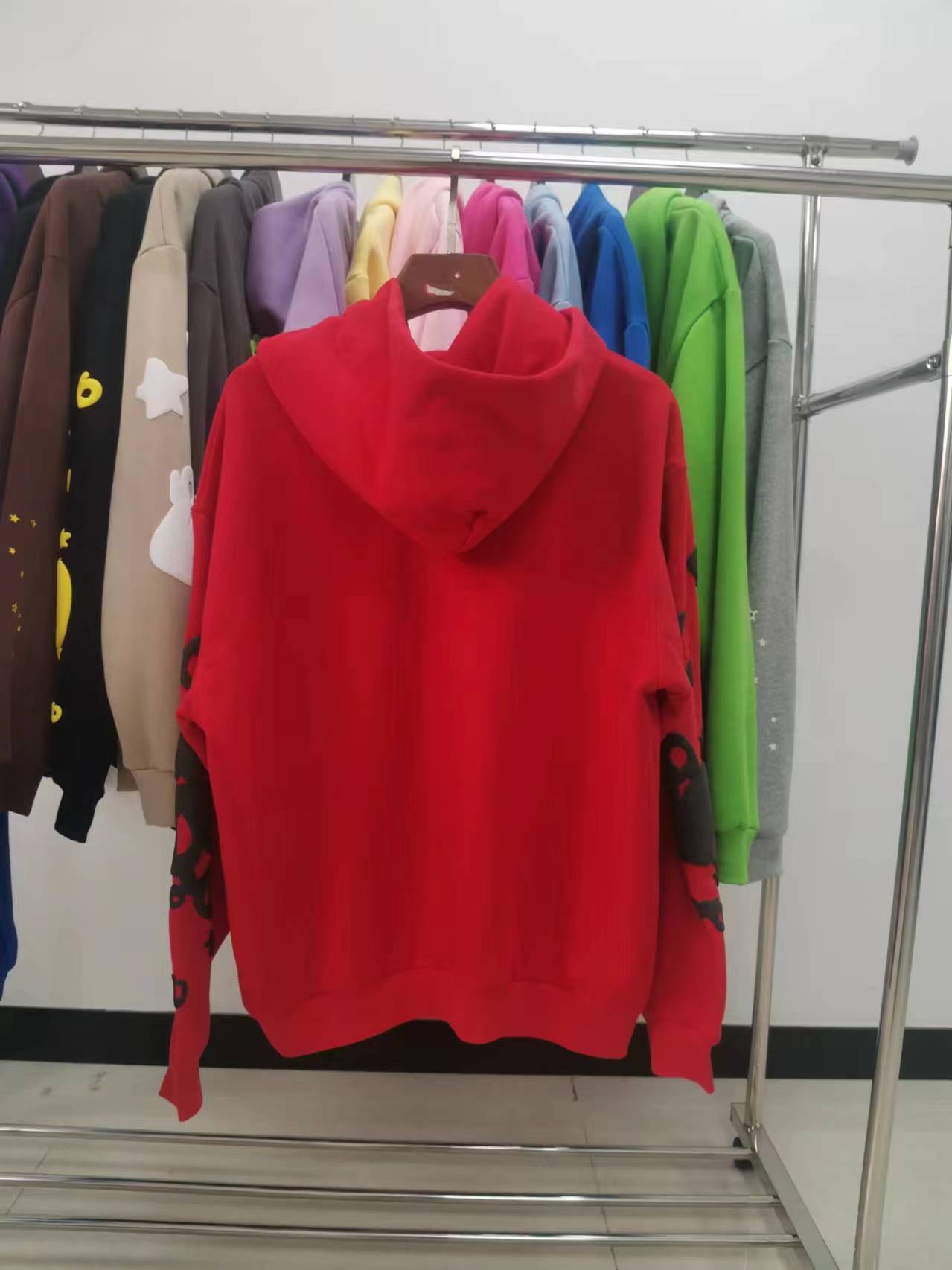 Sp5der Red Beluga Hoodie