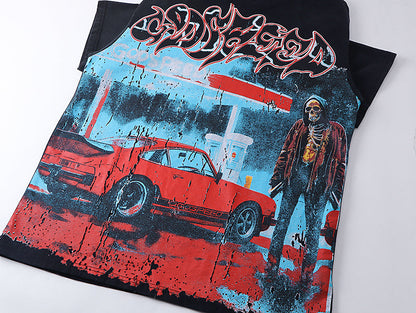 Godspeed Gas Station T-shirt (Black Wash)