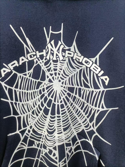 Sp5der Arach NY Phobia Hoodie Navy
