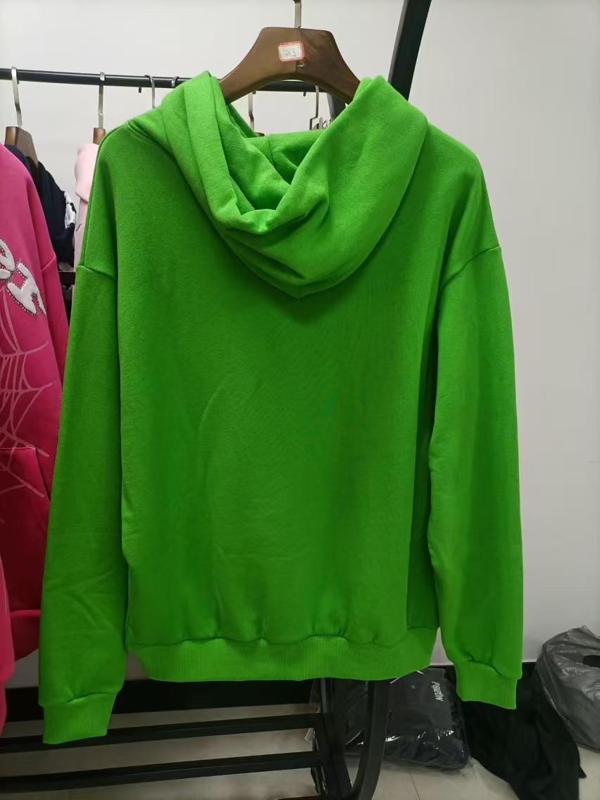 Sp5der OG Web V2 Hoodie Green
