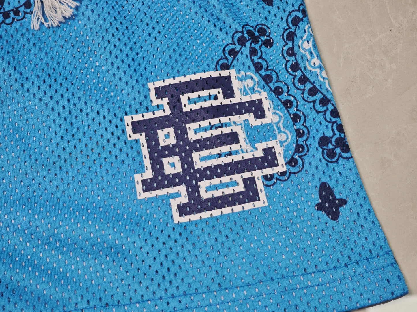 Eric Emanuel EE Basic Short Baby Blue Paisley