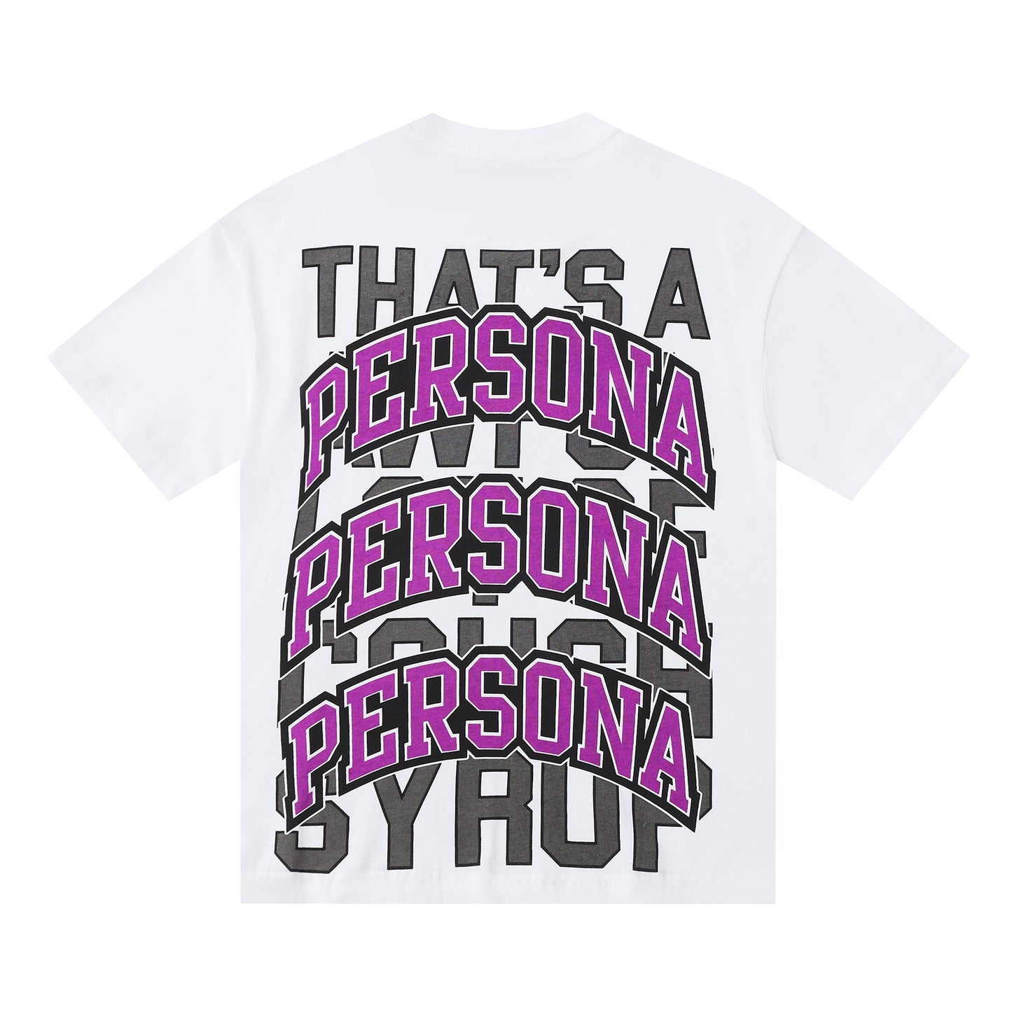 That's A Awful Lot of Cough Syrup X Persona T-Shirt ' White '