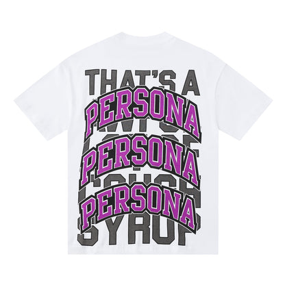 That's A Awful Lot of Cough Syrup X Persona T-Shirt ' White '