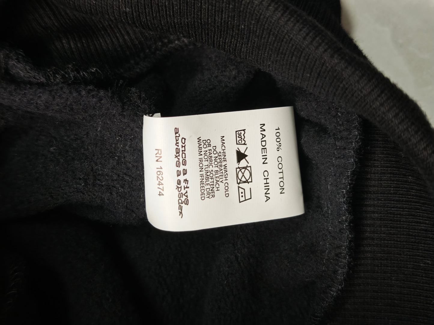 Sp5der OG Web V2 Hoodie Black Orange