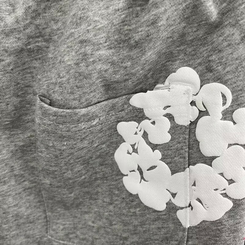 Denim Tears Cotton Wreath Shorts Grey
