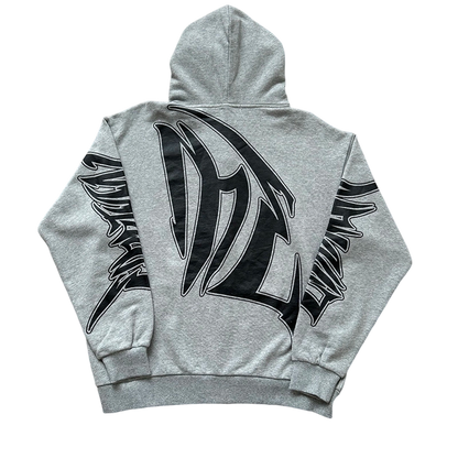Mixed Emotion "Grey Faded" Zip-Up Hoodie