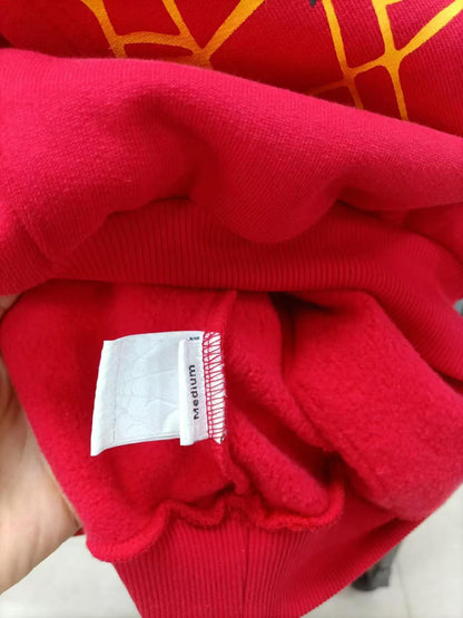 Sp5der P*NK V2 Hoodie Red