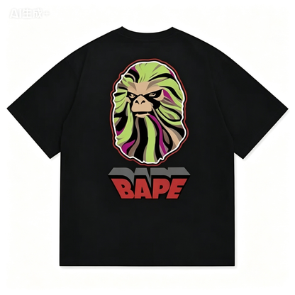 BAPE Ape Head #1 Tee Black