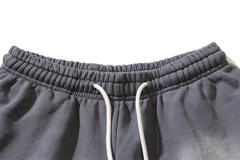 Hellstar Spray Fade Fleece Shorts Grey