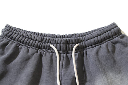 Hellstar Spray Fade Fleece Shorts Grey