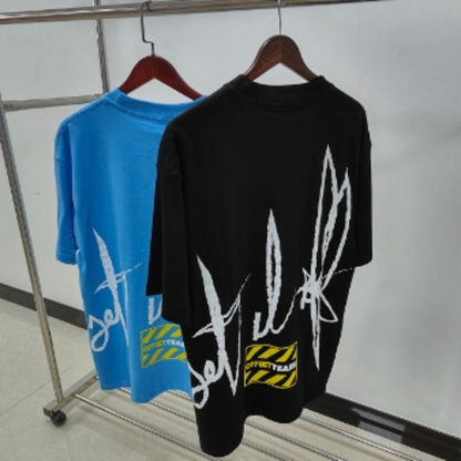 Denim Tears Logo T-shirt Black