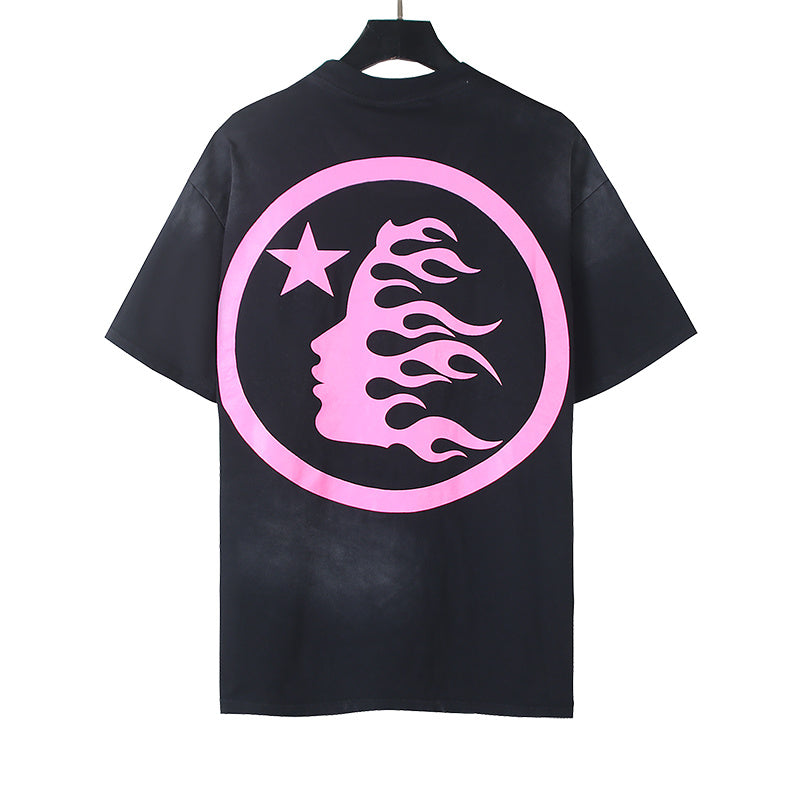 Hellstar Classic Rhinestone T-Shirt 'Pink'