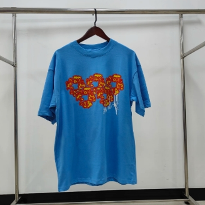 Denim Tears Logo T-shirt Blue