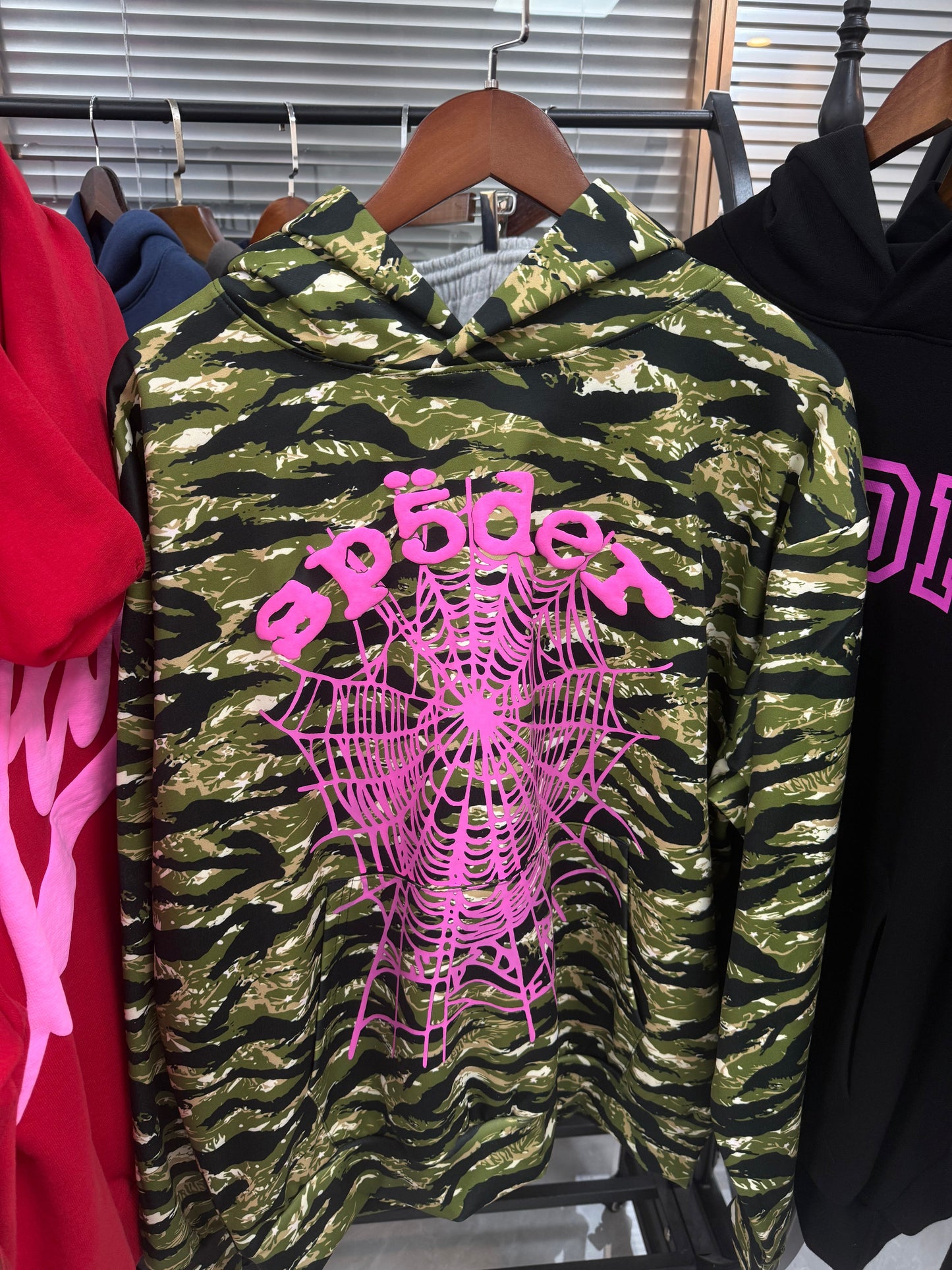Sp5der OG Web Tiger Camo Hoodie