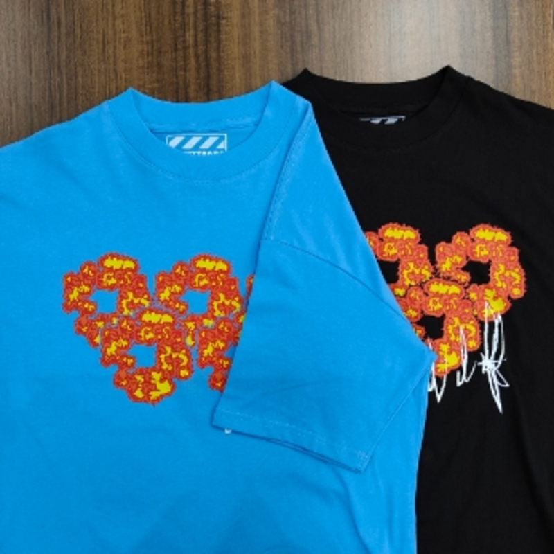 Denim Tears Logo T-shirt Blue