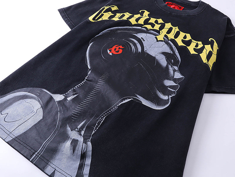 Godspeed Alexa Graphic T-Shirt Black
