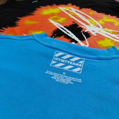 Denim Tears Logo T-shirt Blue