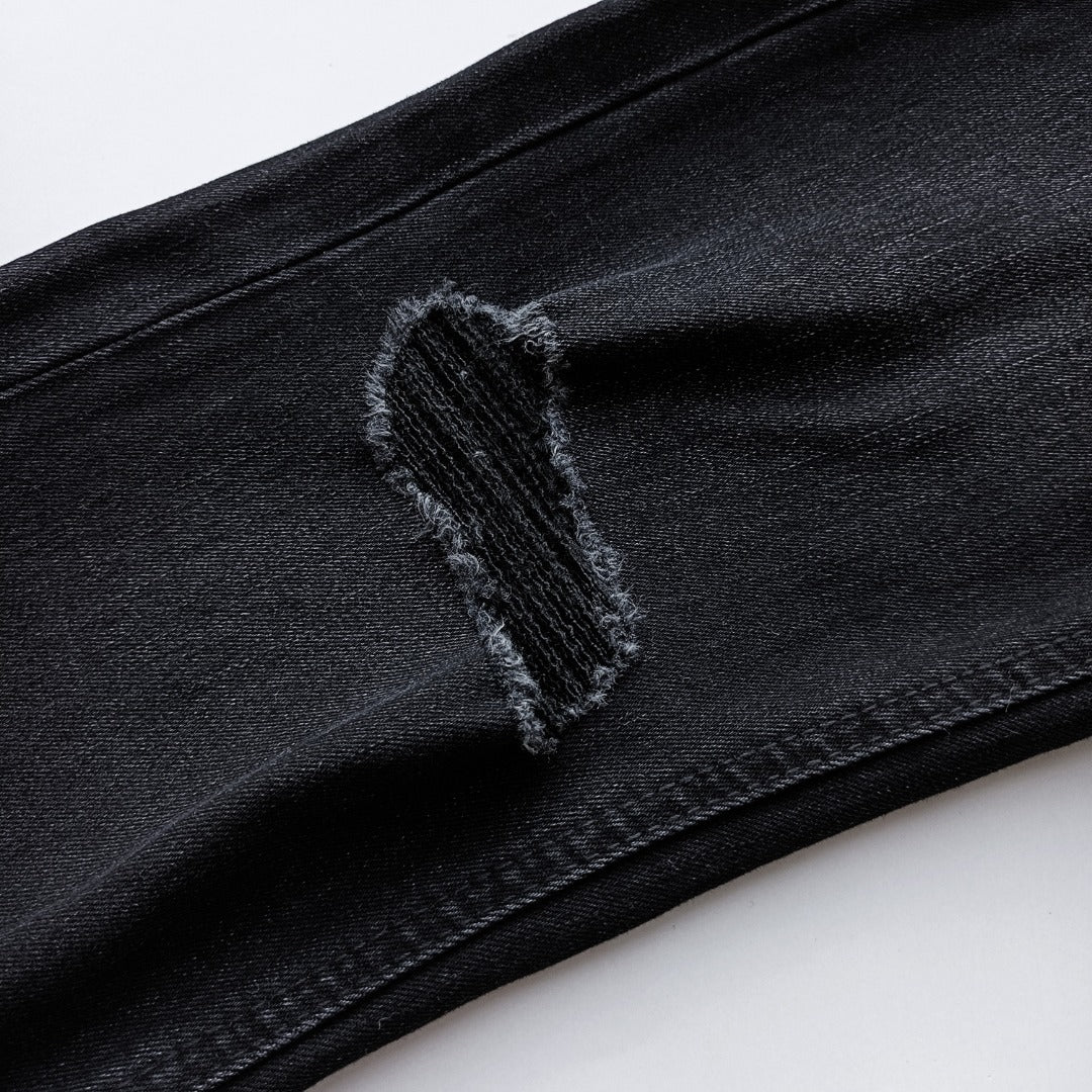 Ksubi Chitch Men's Black Distressed Paint Splatter Jeans