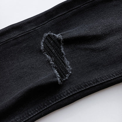 Ksubi Chitch Men's Black Distressed Paint Splatter Jeans