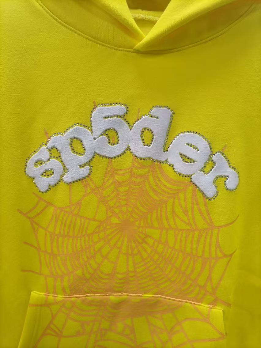 Sp5der Websuit Hoodie 'Yellow'