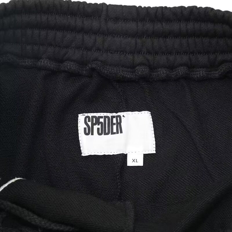 Sp5der Worldwide OG Logo Sweat Shorts Black