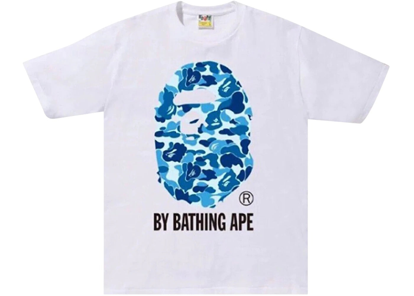 A Bathing Ape BAPE Big Ape Head Tee Blue Camo