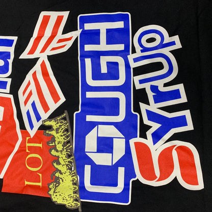 That's A Awful Lot Of Cough Syrup "Bank" Corporate Logo Black T-Shirt