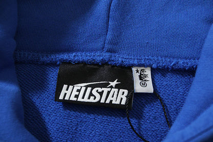 Hellstar Racer Vintage Blue Hoodie