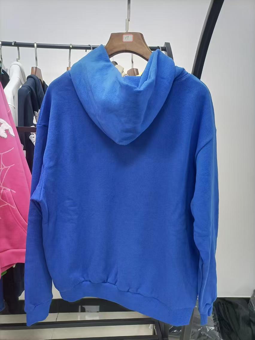 Sp5der OG Web V2 Hoodie 'Dusty Blue'