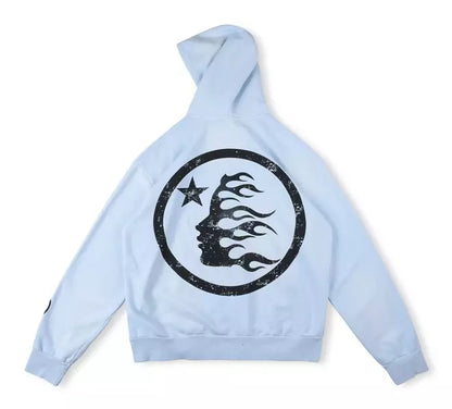 Hell Studios star Fire Sky Blue Hoodie blue hoodie