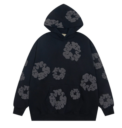 Denim Tears Cotton Wreath Hoodie Black
