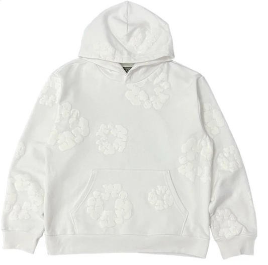 Denim Tears Mono Cotton Wreath Sweatshirt White