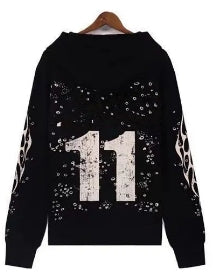 Hellstar Desiger Hoodie Hip Hop Mens Hoodie Designer Black