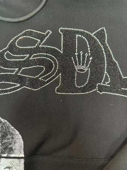 SDL Franklin Rhinestone Graphic Hoodie