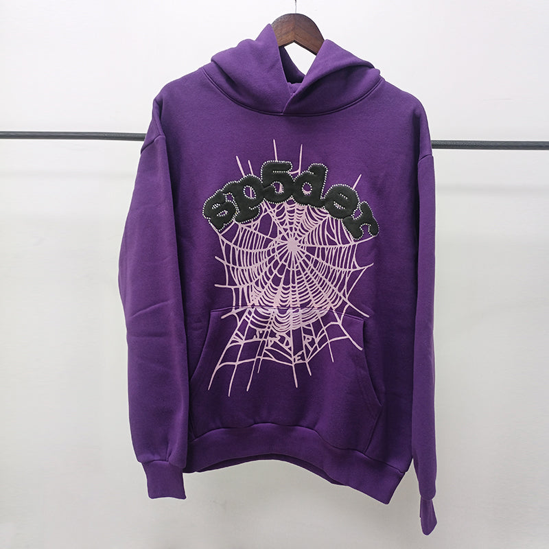Sp5der OG Web Puff Print Hoodie