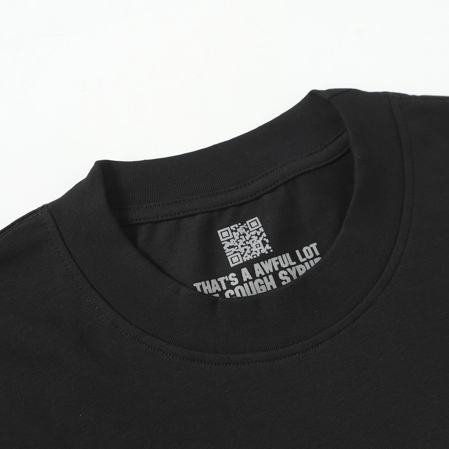 That's A Awful Lot of Cough Syrup Classic Block Logo Tee - Black