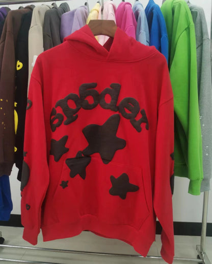Sp5der Red Beluga Hoodie
