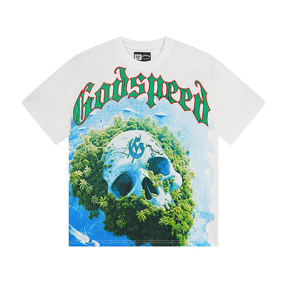 Godspeed Skull Island Tee White
