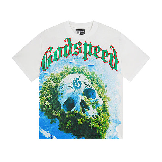 Godspeed Skull Island Tee White